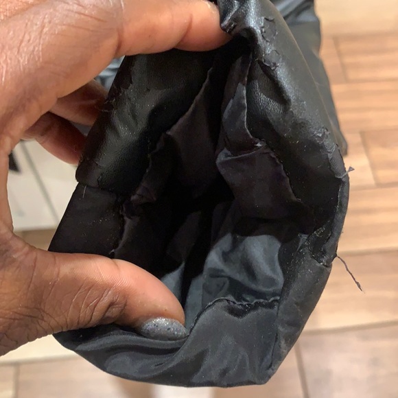 Winter coat- false leather good condition Size: L - Picture 5 of 11